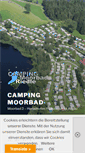 Mobile Screenshot of campingmoorbad.de