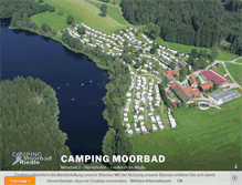 Tablet Screenshot of campingmoorbad.de